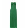 Lumiere Halter Neck Dress in Emerald Green