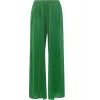 Lumiere Wide Leg Pants in Emerald Green