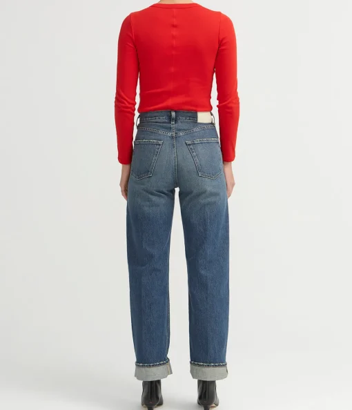 Max Fitted Long Sleeve Tee in Audrey