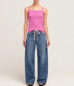 May Square Neck Cami in Orchid
