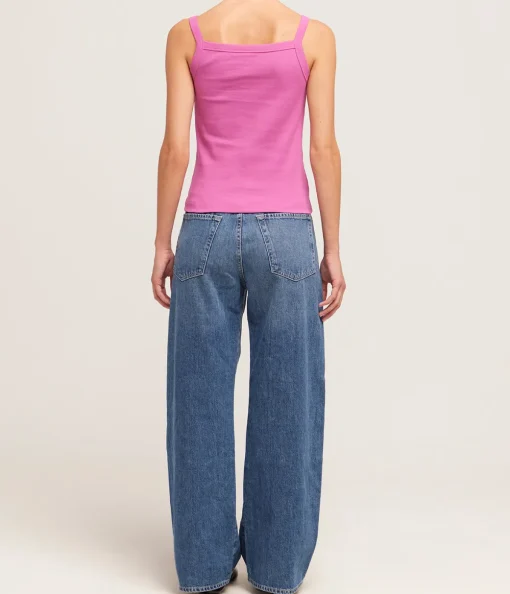 May Square Neck Cami in Orchid