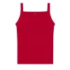 May Square Neck Cami in Red