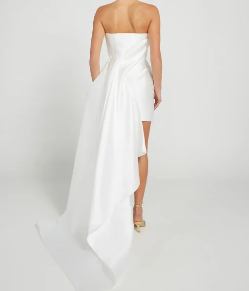 Meyer Twill Mini Dress in Cream