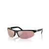 Miu Miu Oval Mirror Sunglasses in Dark Grey Pink