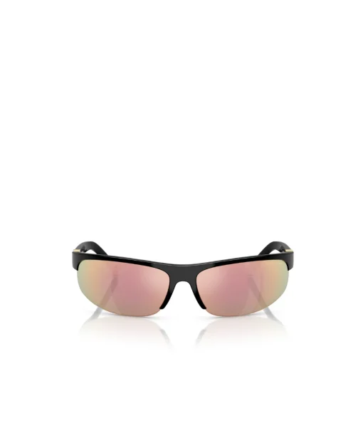 Miu Miu Oval Mirror Sunglasses in Dark Grey Pink
