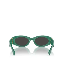 Miu Miu Oval Sunglasses in Green