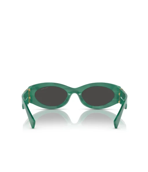 Miu Miu Oval Sunglasses in Green