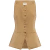 Nancy Gilet Vest in Walnut