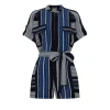 Orpheus Playsuit Dress in Delos Stripe