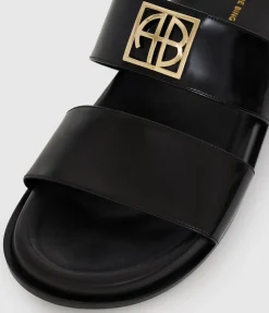 Parker Slides in High-Shine Black