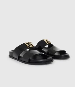 Parker Slides in High-Shine Black