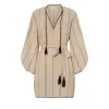 Plato Dress in Kolonaki Stripe