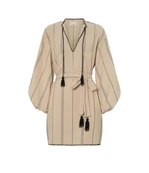 Plato Dress in Kolonaki Stripe