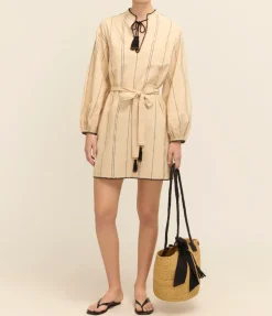 Plato Dress in Kolonaki Stripe