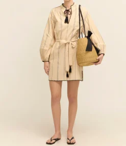 Plato Dress in Kolonaki Stripe