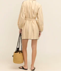 Plato Dress in Kolonaki Stripe