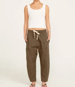 Poplin Pant in Olive