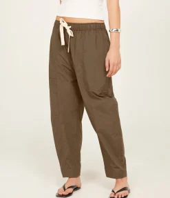 Poplin Pant in Olive