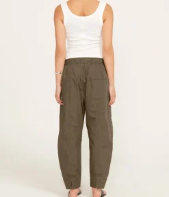 Poplin Pant in Olive