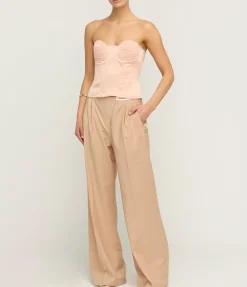 Raya Bodice Top in Peach