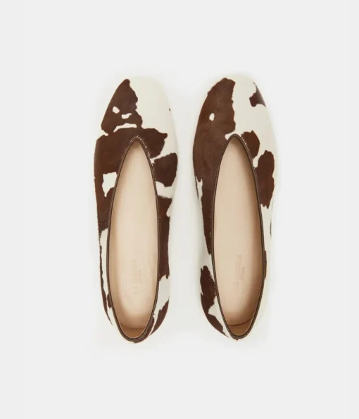 Regency Calf Hair Slipper in Cow