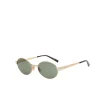 Round Metal Frame Sunglasses in Gold