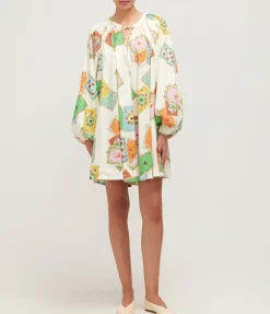 Rummy Longsleeve Mini Dress in Multi