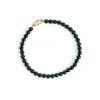The Mary Necklace in Green Agate