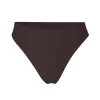 The Midi High Cut Bikini Bottom in Espresso