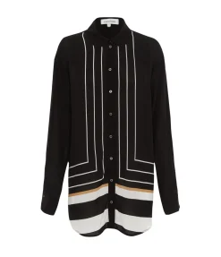 The Obert Top in Black Border