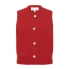The Riley Vest in Red