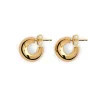 The Simone Earrings in Gold