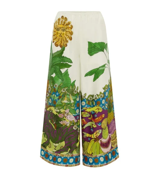 Tiger Silk Pant in Multi