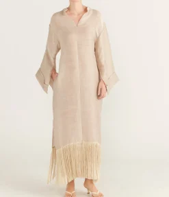 Tigris Dress in Ecru