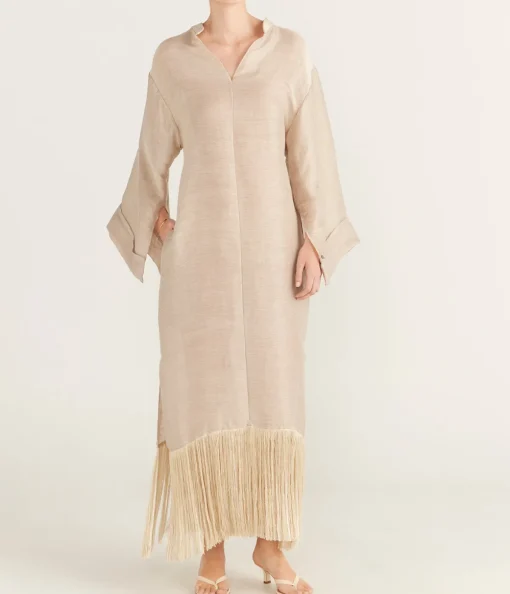 Tigris Dress in Ecru