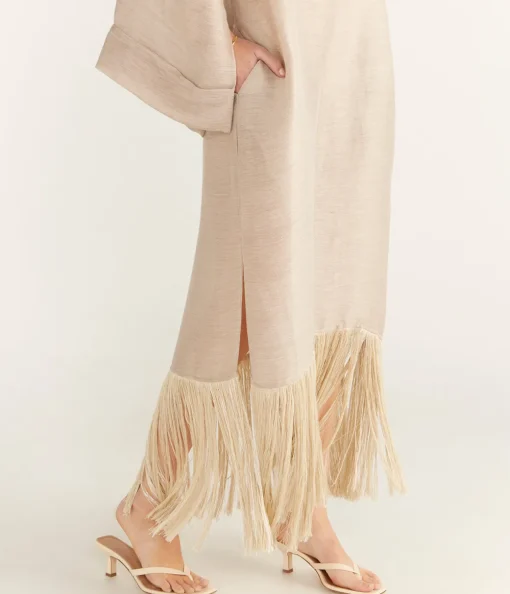 Tigris Dress in Ecru