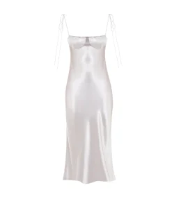Tulip Maxi Dress in Silver