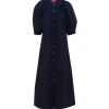 Vincent Dress in Navy