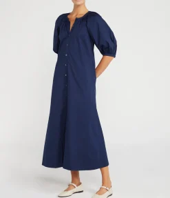 Vincent Dress in Navy