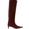 Wally Suede Knee Boot in Mahogony