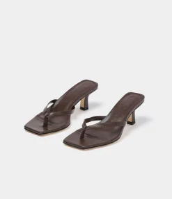 Wilma Nappa Heel in Moka